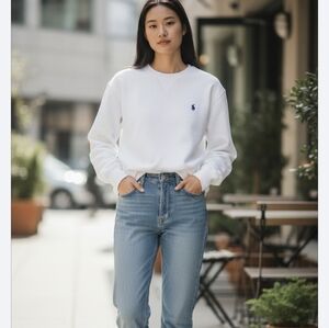 Polo Ralph Lauren White Sweatshirt